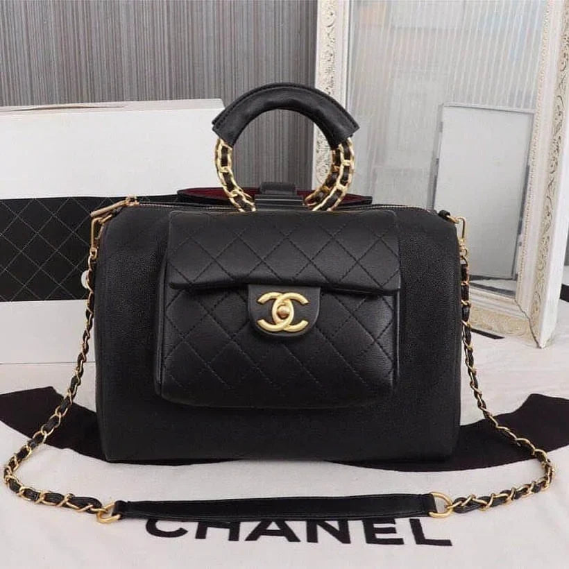 Chanel Coco Handle Chevron Bag