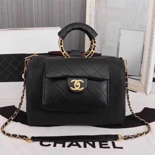 Chanel Coco Handle Chevron Bag